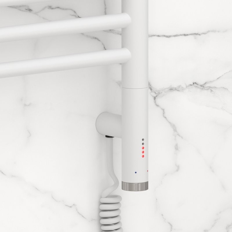 Полотенцесушитель электрический Сунержа Богема 3.1 30-6005-5040 60x45 см, подключение справа, матовый белый, лесенка