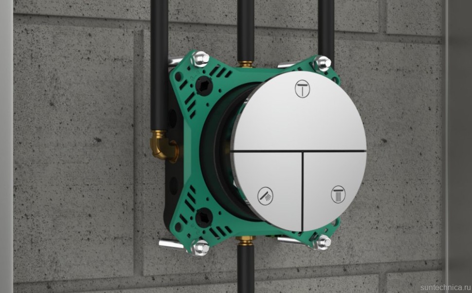 Переключатель потоков Hansgrohe ShowerSelect Comfort S 15558000 на три потребителя, хром