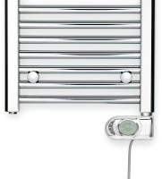 Полотенцесушитель электрический Zehnder Aura PBECZ-090-050/MQ CR 90x50 хром