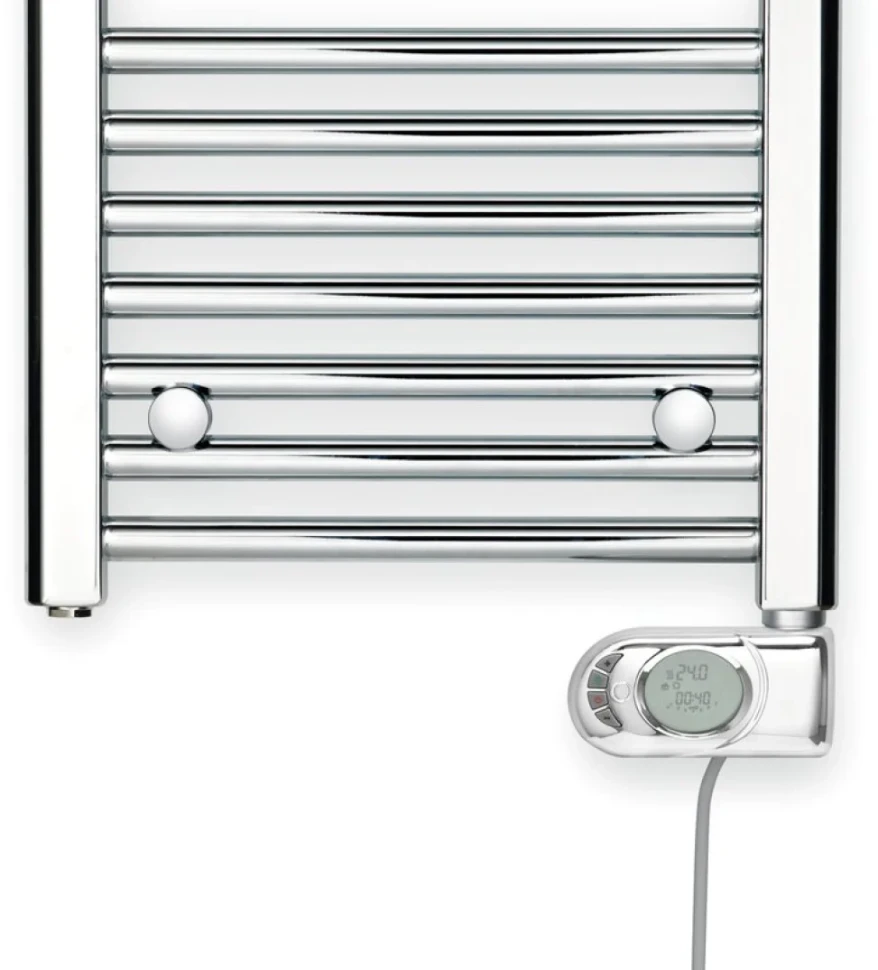 Полотенцесушитель электрический Zehnder Aura PBECZ-090-050/MQ CR 90x50 хром