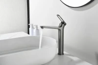Смеситель для раковины Black&White Gravity 7209GM gun metal