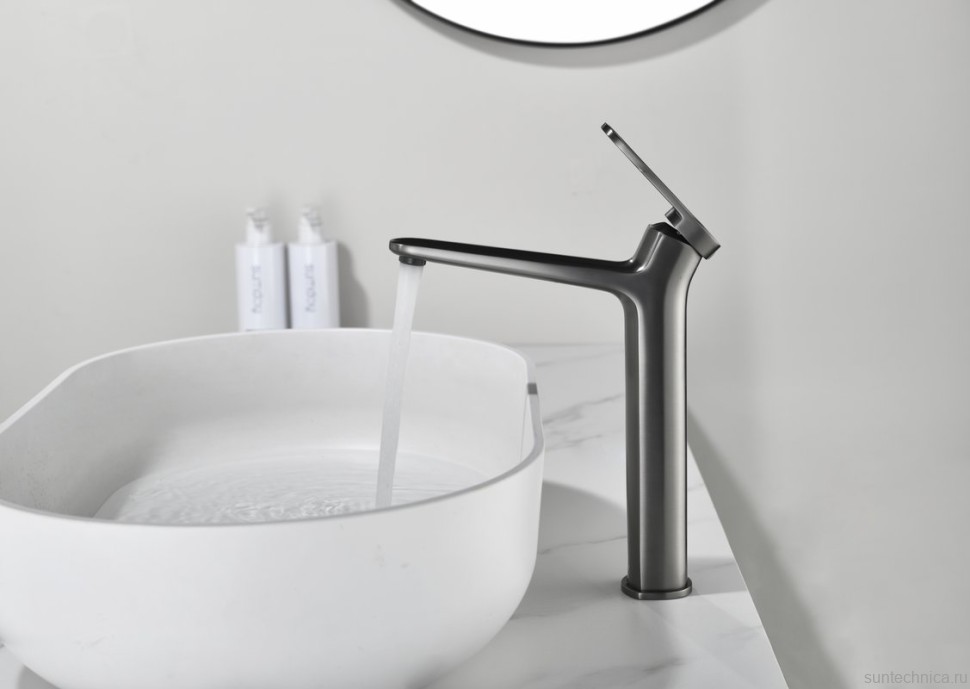 Смеситель для раковины Black&White Gravity 7209GM gun metal