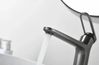 Смеситель для раковины Black&White Gravity 7209GM gun metal