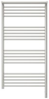 Полотенцесушитель электрический Сунержа Богема 3.1 00-6007-1260 130x65 см, подключение справа, без покрытия, лесенка, с полкой