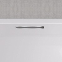 Акриловая ванна Riho Still Square 180x80 см, встраиваемая, белая, на ножках, два подголовника
