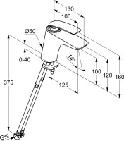 Смеситель для раковины Kludi Balance 520260575