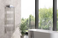 Полотенцесушитель электрический Сунержа Богема 3.0 120х50 с полкой, хром, L