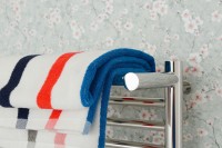 Полотенцесушитель электрический Сунержа Богема 3.0 120х50 с полкой, хром, L