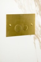 Кнопка смыва для унитаза Boheme 648-MG латунь, цвет matt gold