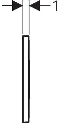 Кнопка смыва Geberit Omega 30 115.080.KJ.1 белая, хром