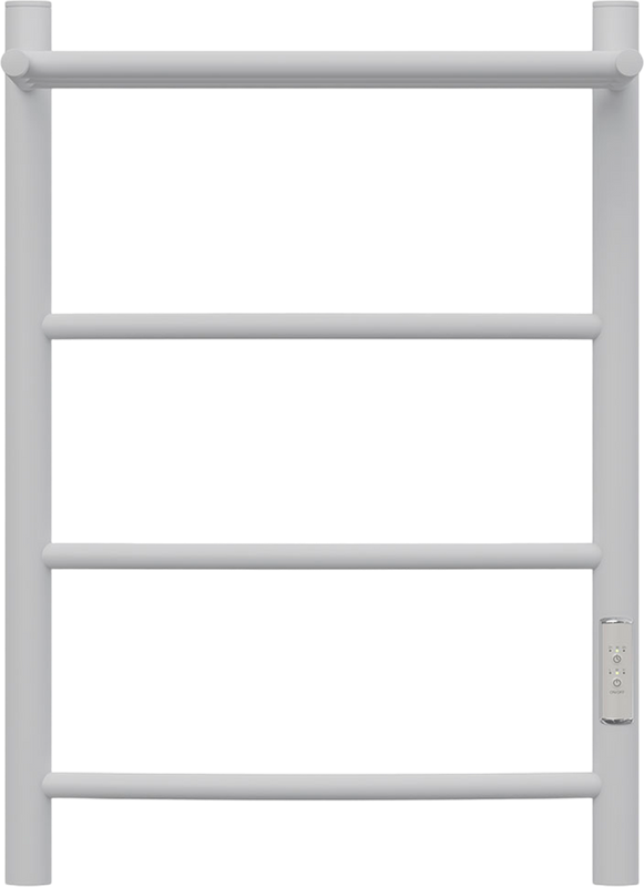 Полотенцесушитель электрический Point Афина PN04846PW 40х60, белый, с полкой