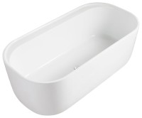 Ванна акриловая Azario Winchester 1690х860х600 свободностоящая, с сифоном и металлической рамой WIN17085
