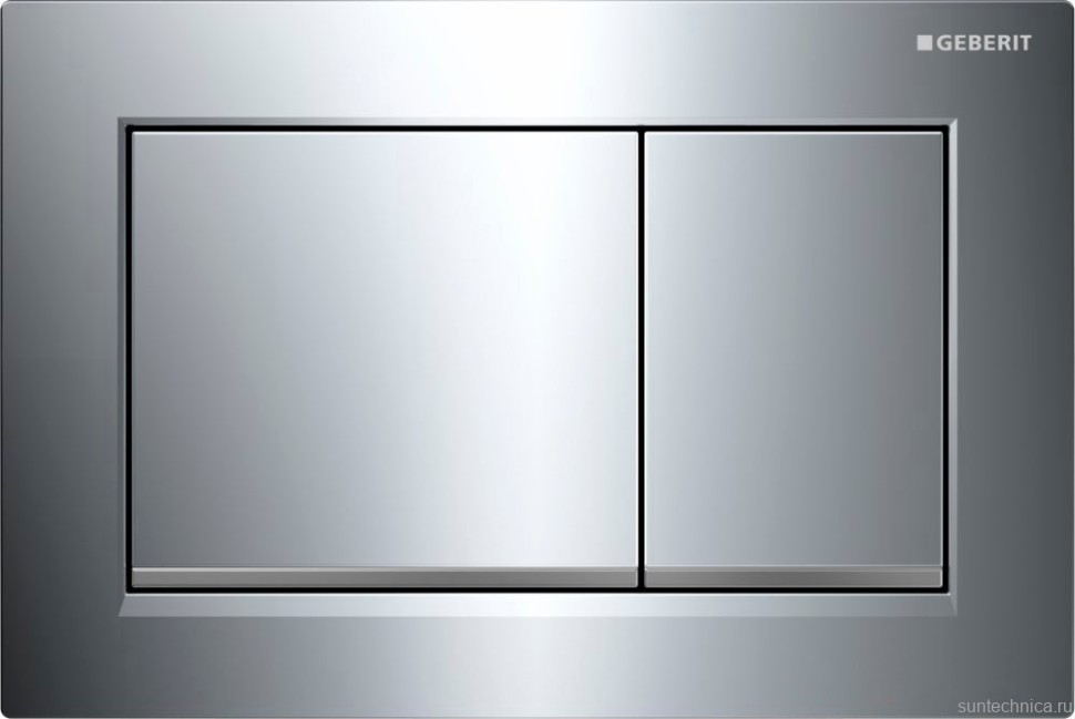 Кнопка смыва Geberit Omega 30 115.080.KH.1 хром, матовый хром