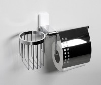 Держатель туалетной бумаги Wasserkraft Leine White K-5059White с держателем освежителя воздуха