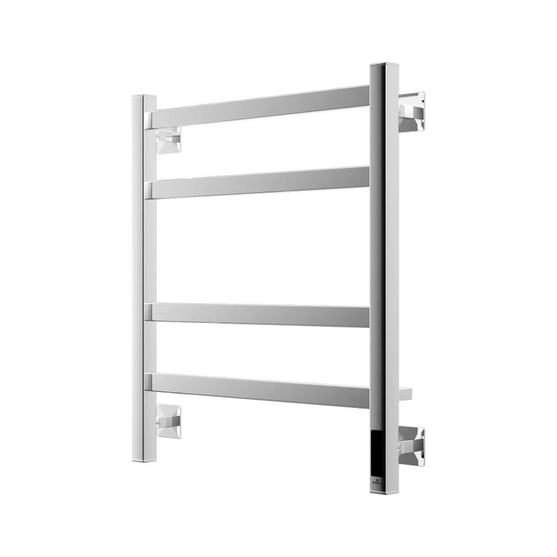 Полотенцесушитель электрический Grota Nosto 530х600 NP EL 60x55 см, подключение справа, слева, скрытое подключение справа, глянцевый хром, лесенка