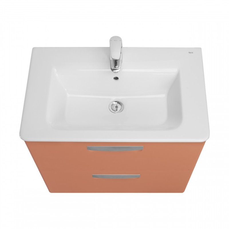 Тумба с раковиной Roca The Gap Original 70 терракота