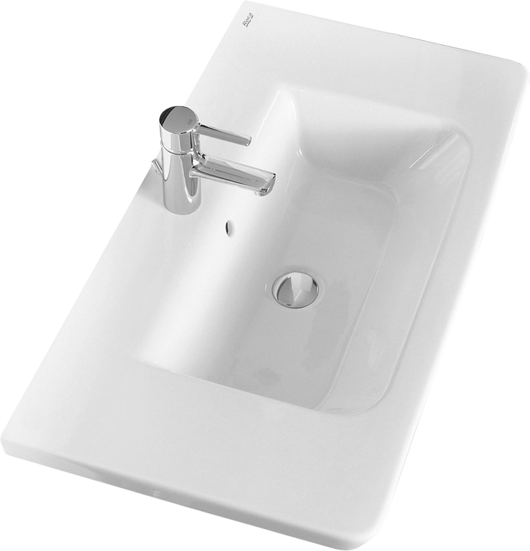 Тумба с раковиной Roca The Gap Original 70 терракота