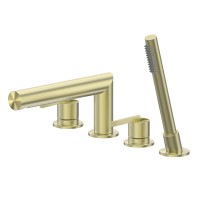 Смеситель на борт ванны Abber Perfekte 316 AF8A13BG брашированное золото Смеситель на борт ванны Abber Perfekte 316 AF8A13BG брашированное золото