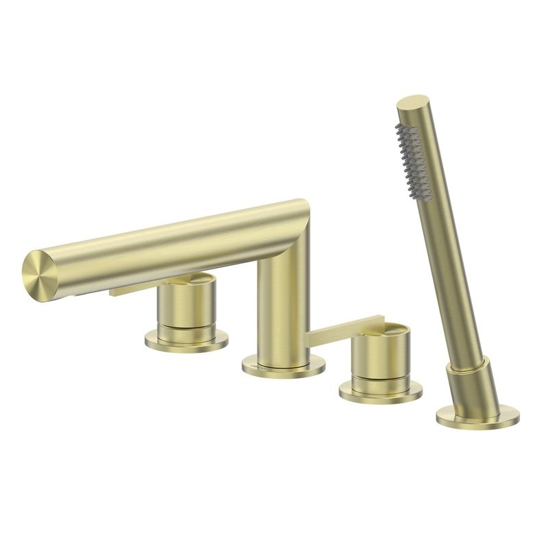 Смеситель на борт ванны Abber Perfekte 316 AF8A13BG брашированное золото