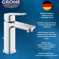 1017490000 GROHE Cubeo Смеситель для раковины цвет: хром