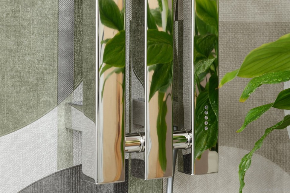 Полотенцесушитель электрический Сунержа Вердикт 4.0 00-0852-1210 120x15 см, подключение слева, скрытое подключение слева, без покрытия, I-образный