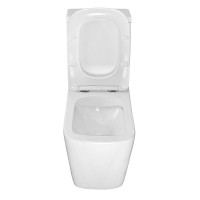 Унитаз-компакт напольный AZARIO Ferra AZ-1015 глянцевый белый