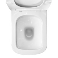 Унитаз-компакт напольный AZARIO Ferra AZ-1015 глянцевый белый