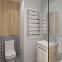 Полотенцесушитель электрический EWRIKA Пенелопа КВ7 100х50, хром