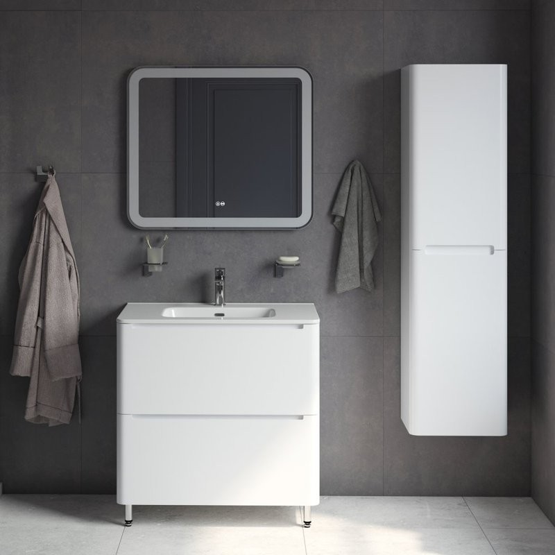 Тумба с раковиной IDDIS Edifice 80 напольная