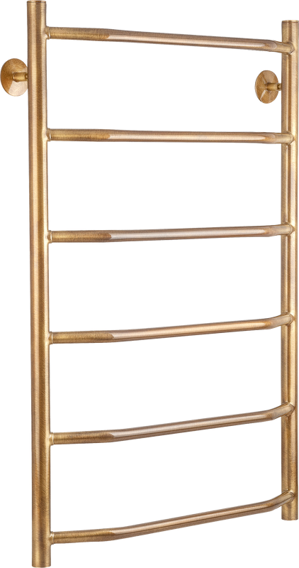 Полотенцесушитель водяной Secado Агата 1 85x55 см, бронза, лесенка, латунь