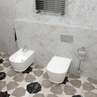 Система инсталляции для унитазов Lavinia Boho RelFix 77010007 4 в 1 с кнопкой смыва, матовый хром