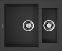 Мойка кухонная Omoikiri Sakaime 60-2-BL чёрная