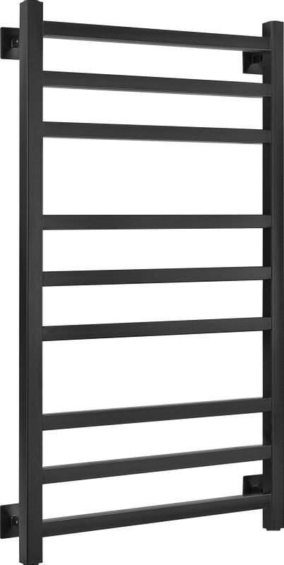 Полотенцесушитель электрический Secado Корато 3 105x55 см, подключение слева, матовый черный, лесенка