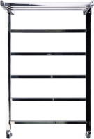 Полотенцесушитель водяной Comfysan Marte-K W-6 80х50 80x55 см, хром, лесенка, с полкой