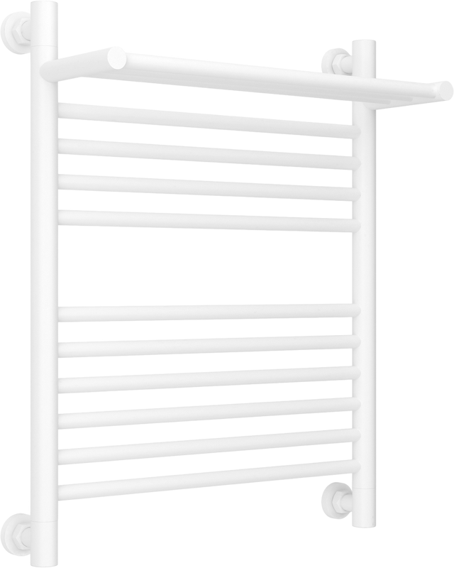 Полотенцесушитель водяной Сунержа Богема 1П + 60x50, белый матовый, с полкой