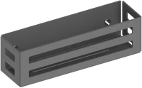 Полка Keuco Universal 24954370000 черная, для душа Полка Keuco Universal 24954370000 черная, для душа