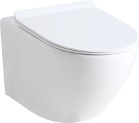 Унитаз подвесной Orange C07 C07-100W безободковый, с микролифтом