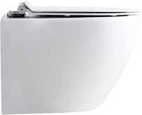 Унитаз подвесной Orange C07 C07-100W безободковый, с микролифтом