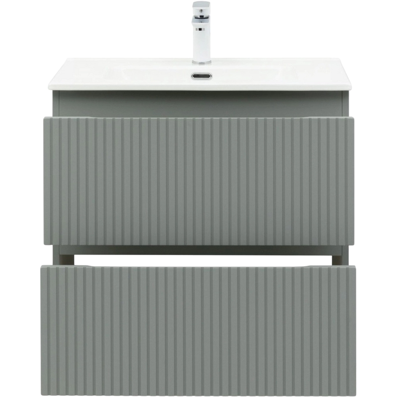 Тумба с раковиной Aquanet Джейн (Flat) 70 подвесная, мисти грин