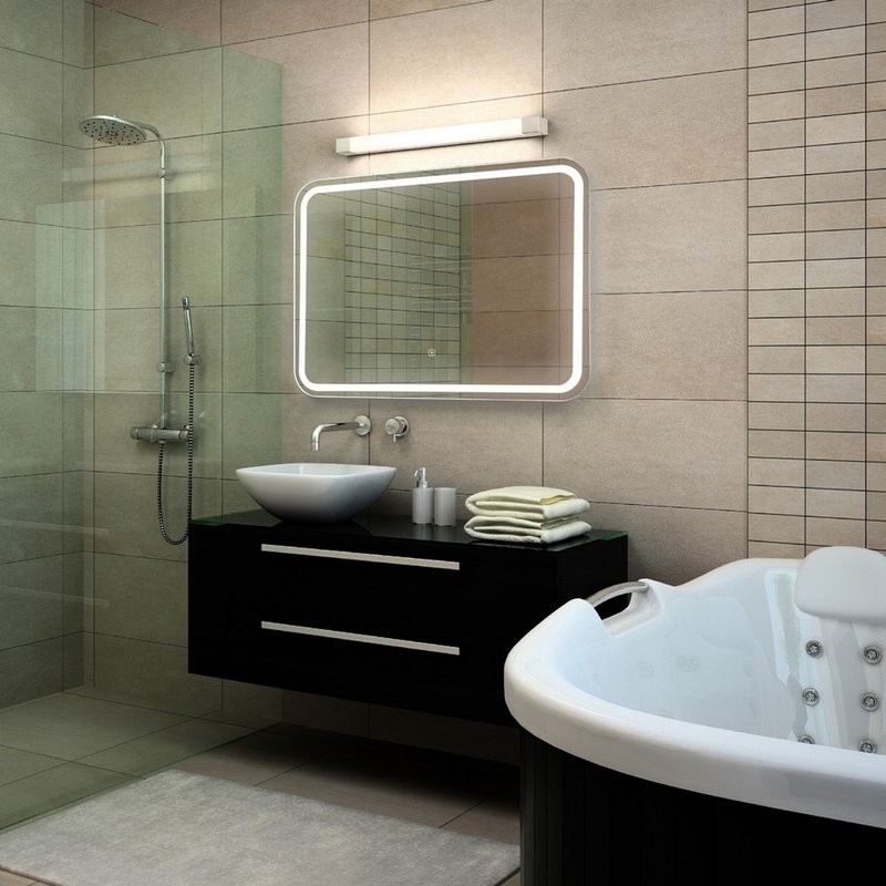 Зеркало Abber See AG6111S 80х55 см, с подсветкой