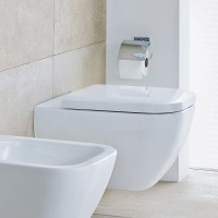 Унитаз подвесной Duravit Happy D.2 Happy D.2 белый + сертификат Duravit на установку сантехники