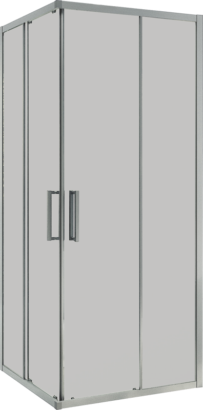 Душевой уголок Maybahglass MGY-1328-5 90х90 см, профиль матовый хром, стекло графит