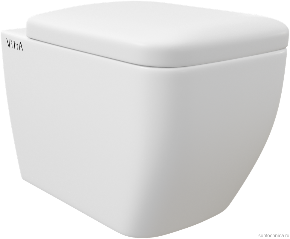 Унитаз подвесной VitrA Shift 7742B001-0075 матовый с крышкой с микролифтом