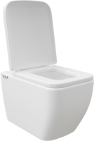 Унитаз подвесной VitrA Shift 7742B001-0075 матовый с крышкой с микролифтом