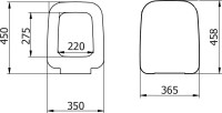 Унитаз подвесной VitrA Shift 7742B001-0075 матовый с крышкой с микролифтом
