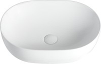 Тумба с раковиной Orange Line 60 подвесная, 2 ящика, матовая черная с раковиной B05-480W