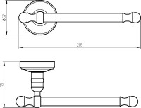 Держатель туалетной бумаги Migliore Mirella 17312 золото Держатель туалетной бумаги Migliore Mirella 17312 золото