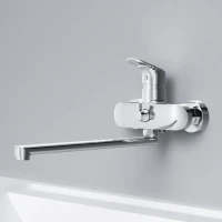 Смеситель с длинным изливом для ванны AM.PM Like F8090016 Смеситель с длинным изливом для ванны AM.PM Like F8090016