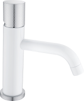 Смеситель для раковины Boheme Stick 121-WCR.2 white touch chrome