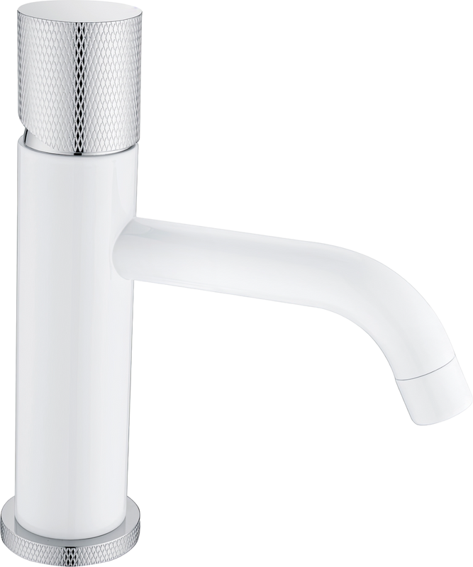 Смеситель для раковины Boheme Stick 121-WCR.2 white touch chrome